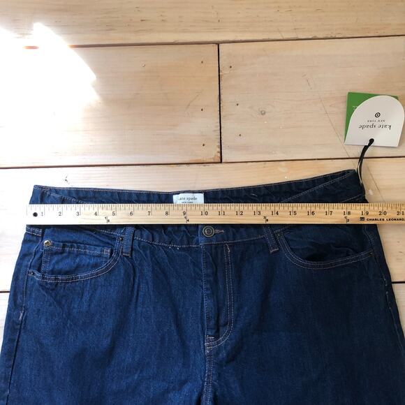 Kate Spade X Target NWT High Rise Straight Leg Wide Cuff Size 16 - Picture 12 of 13